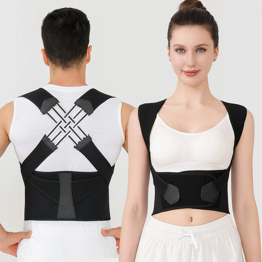 AlignEase Posture Corrector — Adjustable Back Support for Men and Women